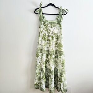 Green Floral Women Top